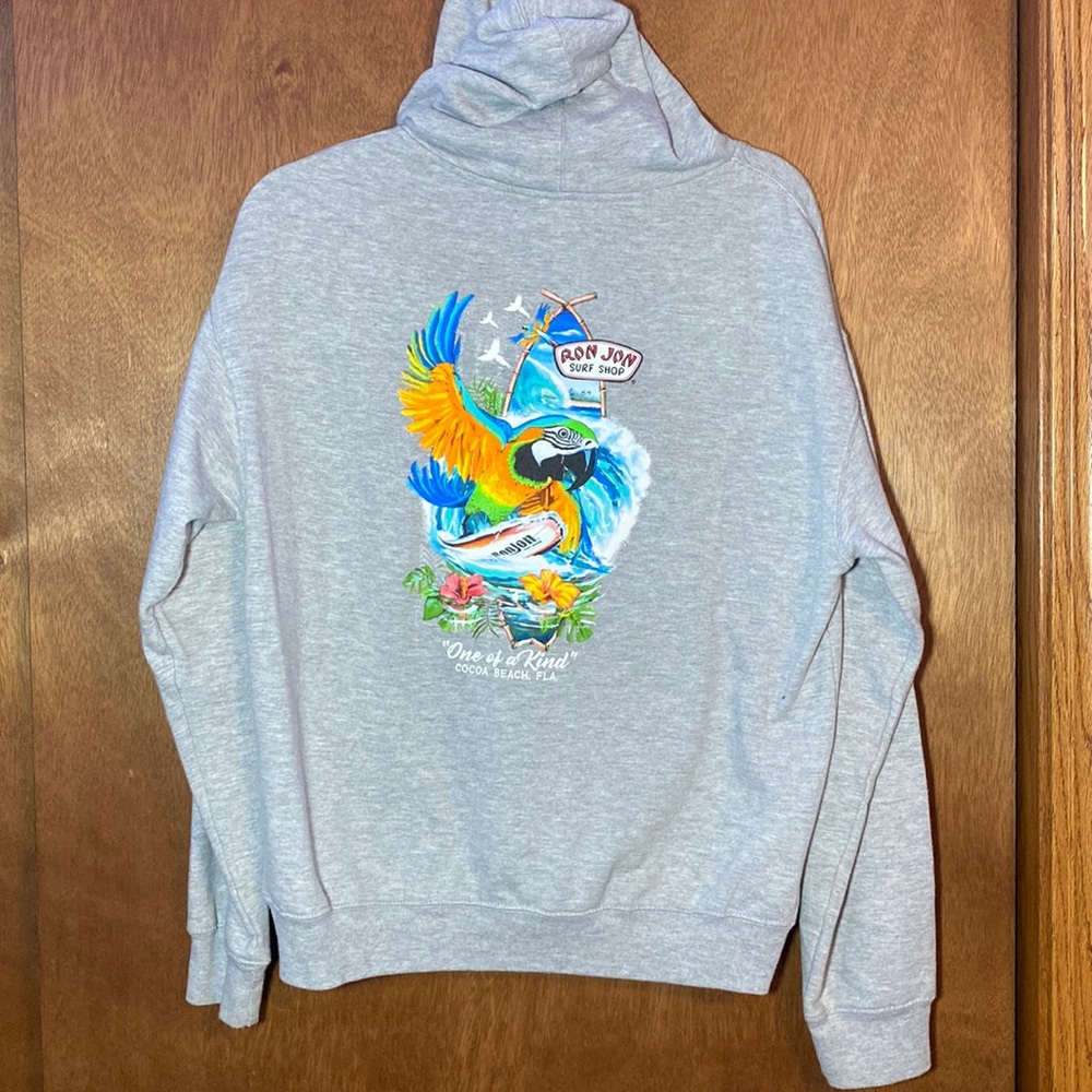 Ron Jon surf parrot hoodie